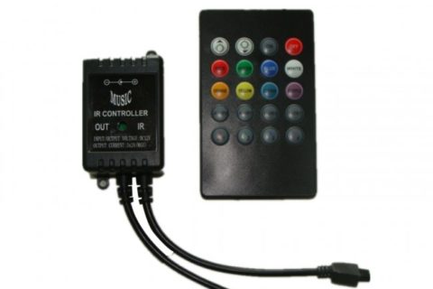 24key IR LED RGB music controller Infrared Music LED Controller