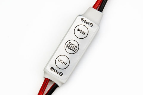 DC Single Color LED Mini Dimmer with Dynamic Modes