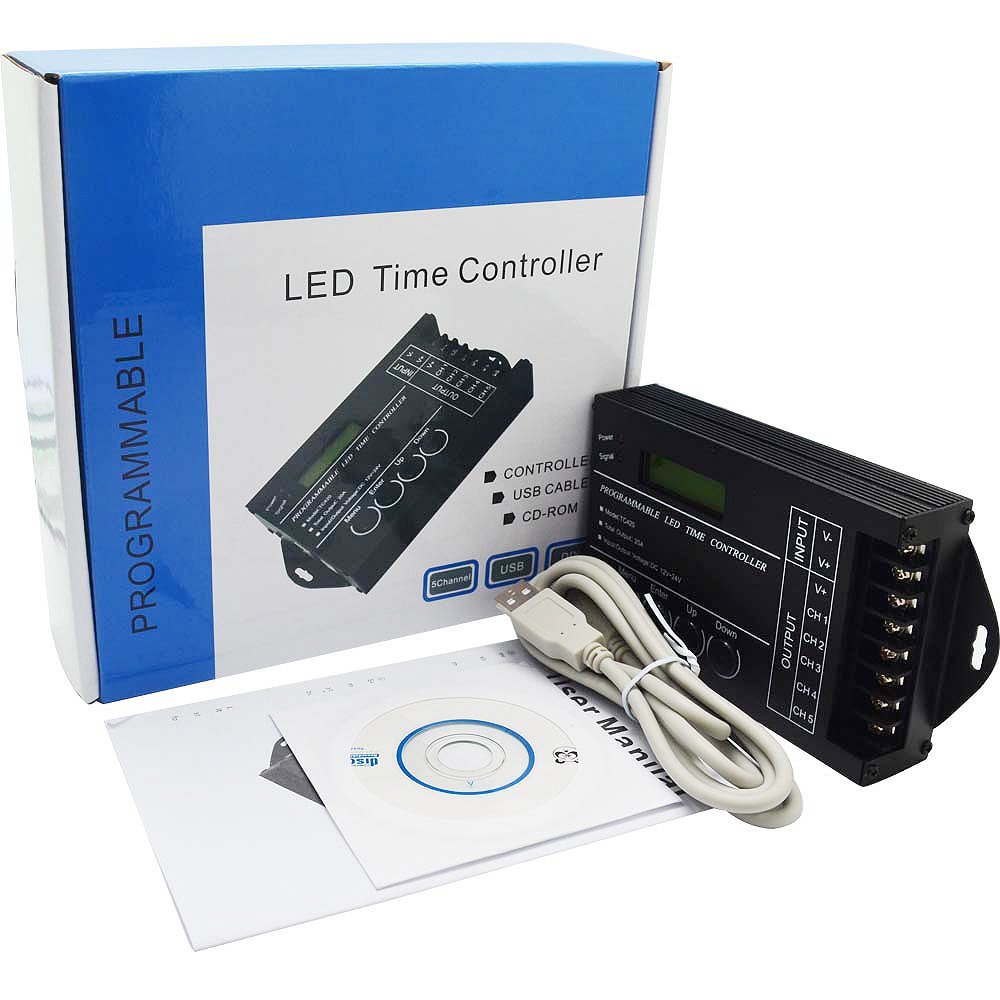 5 Channel programmable LED Time Controller