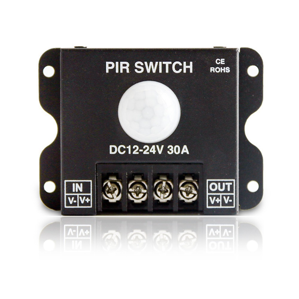 RcStarry TM 5V-24V PIR Motion Activated Sensor Switch for Led String Lights