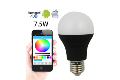 7.5W Bluetooth E27 bulb Bluetooth APP control