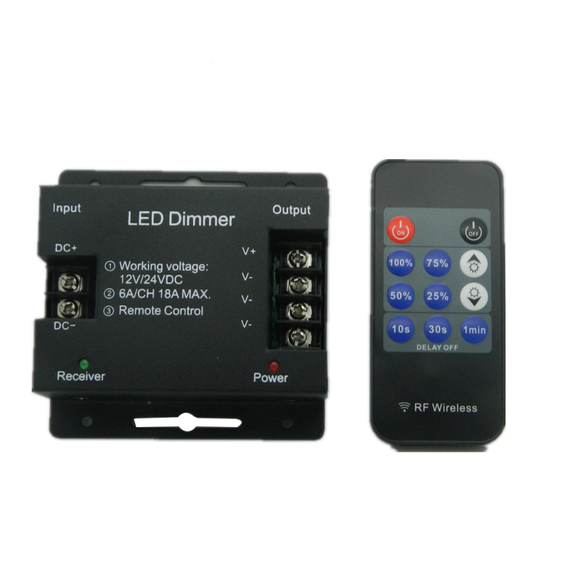 RF 11Key Led Dimmer DC12-24V 216W