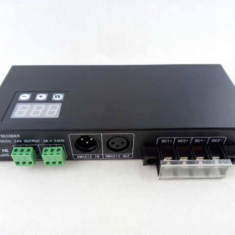 24 channel DMX512 Decoder