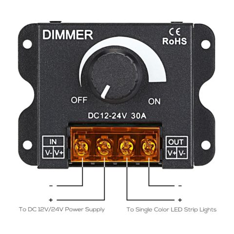 30A Led Dimmer DC12-24