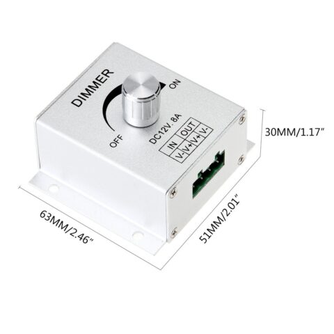 8A Single Color LED Dimmer
